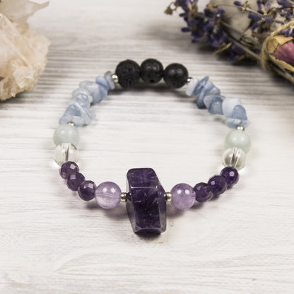 Gemstone Diffuser Bracelet for Inner Peace