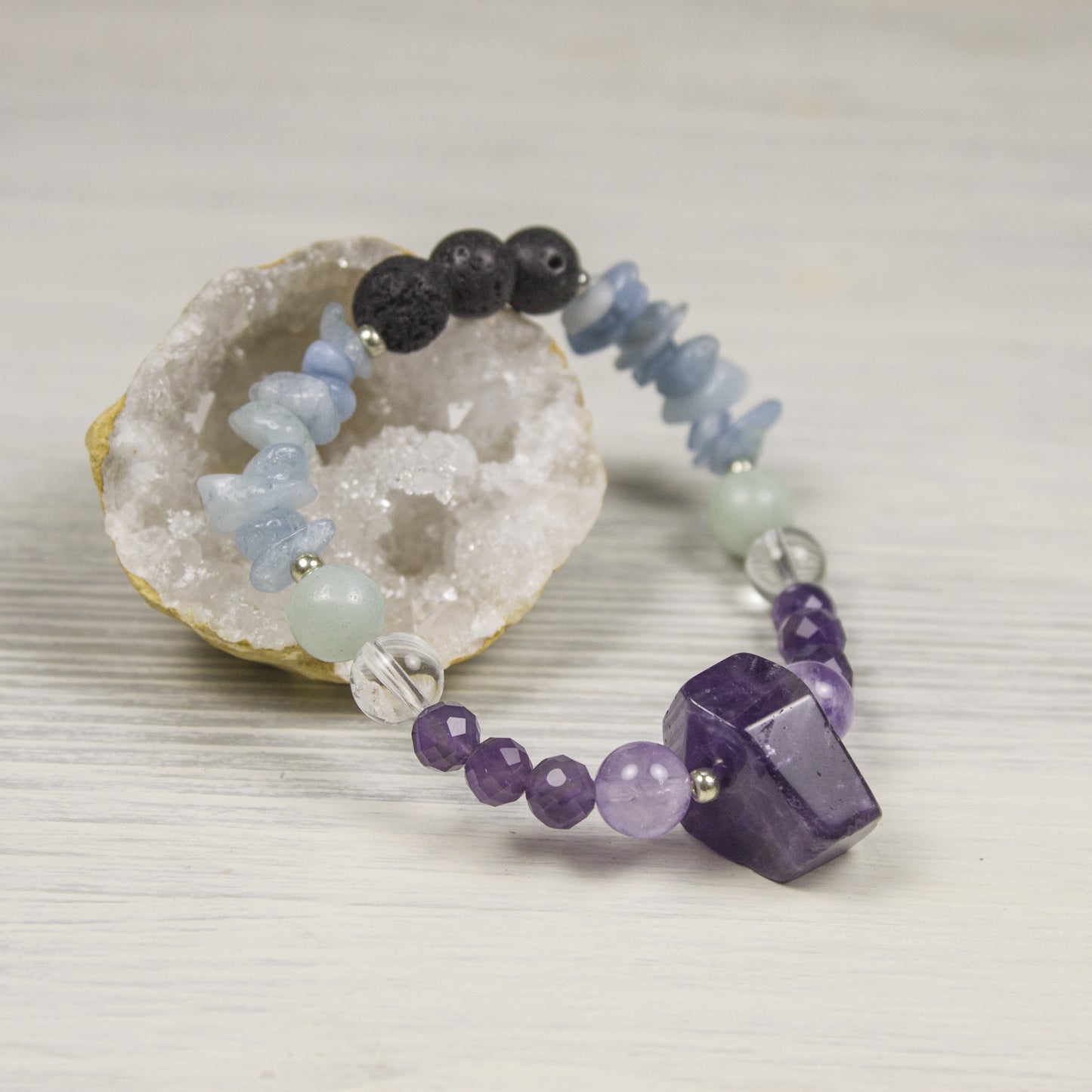 Gemstone Diffuser Bracelet for Inner Peace