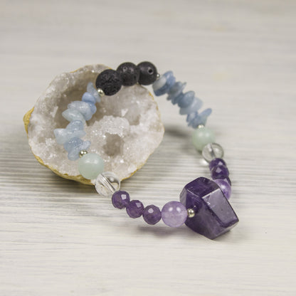 Gemstone Diffuser Bracelet for Inner Peace