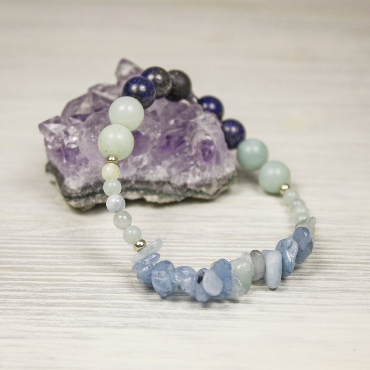 Calming Spiritual Bracelet Inspired by the Oceans and Sky
