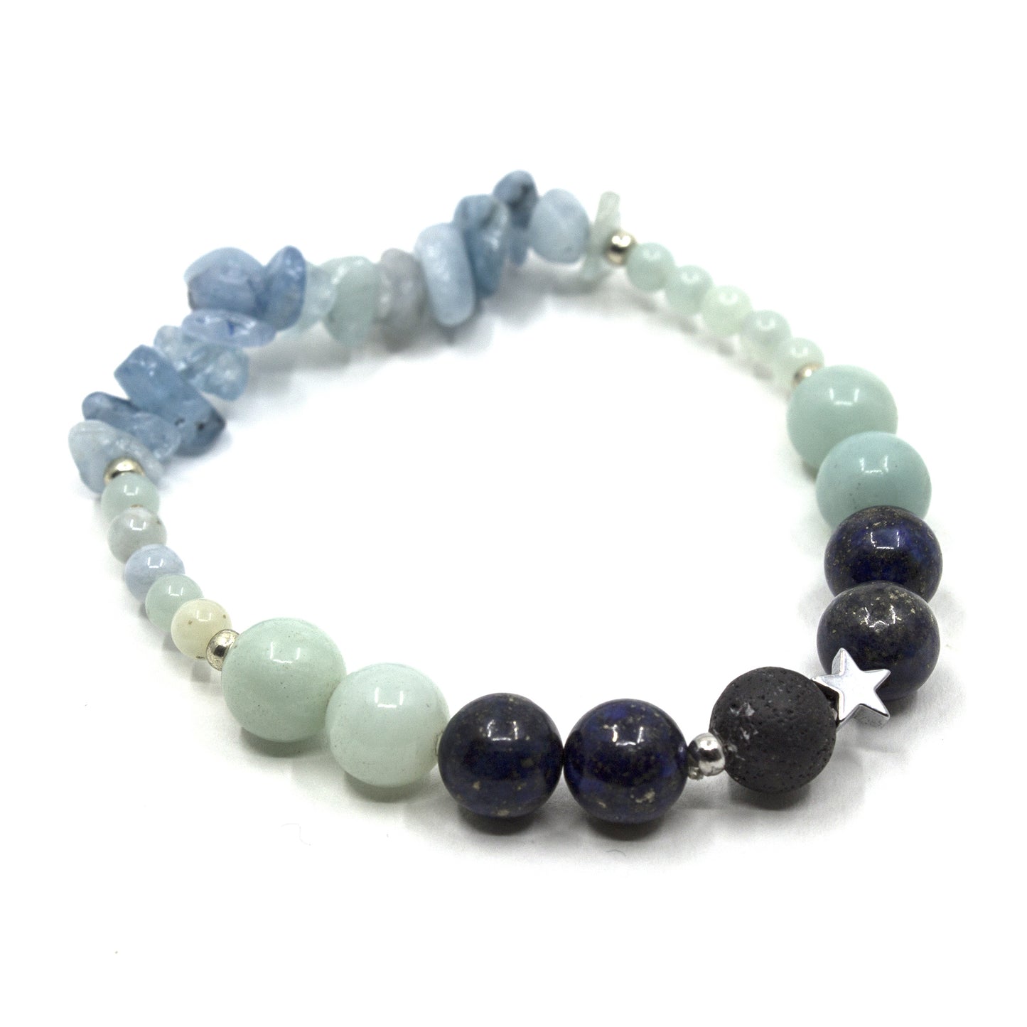 Calming Spiritual Bracelet Inspired by the Oceans and Sky