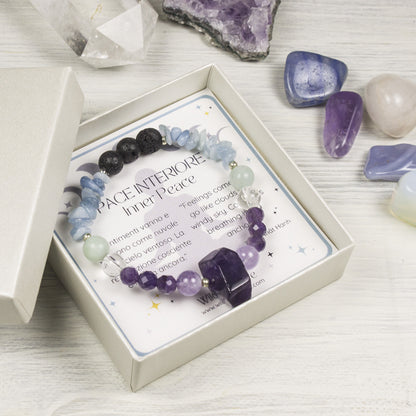 Gemstone Diffuser Bracelet for Inner Peace